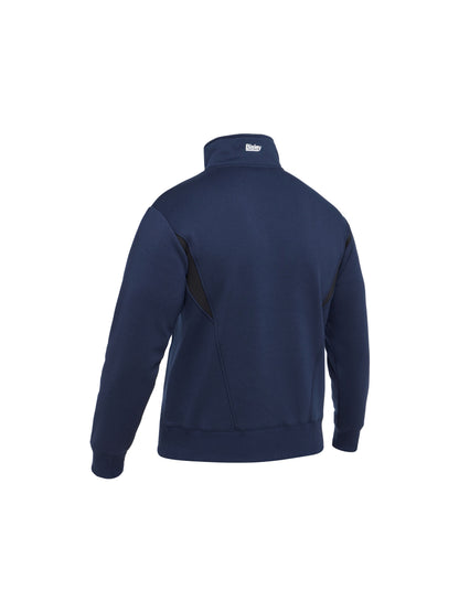 Bisley Rawson Two-Tone Fleece 1/4 Zip Sweater