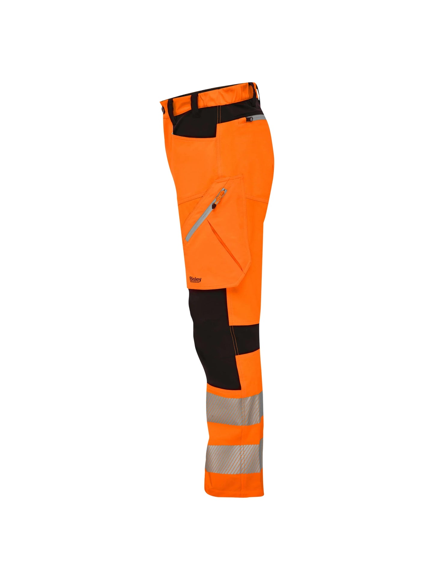 Bisley Taped Hi Vis Bradford 4-Way Stretch Cargo Trousers - Brand It Essex Ltd