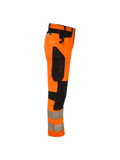 Bisley Taped Hi Vis Bradford 4-Way Stretch Cargo Trousers