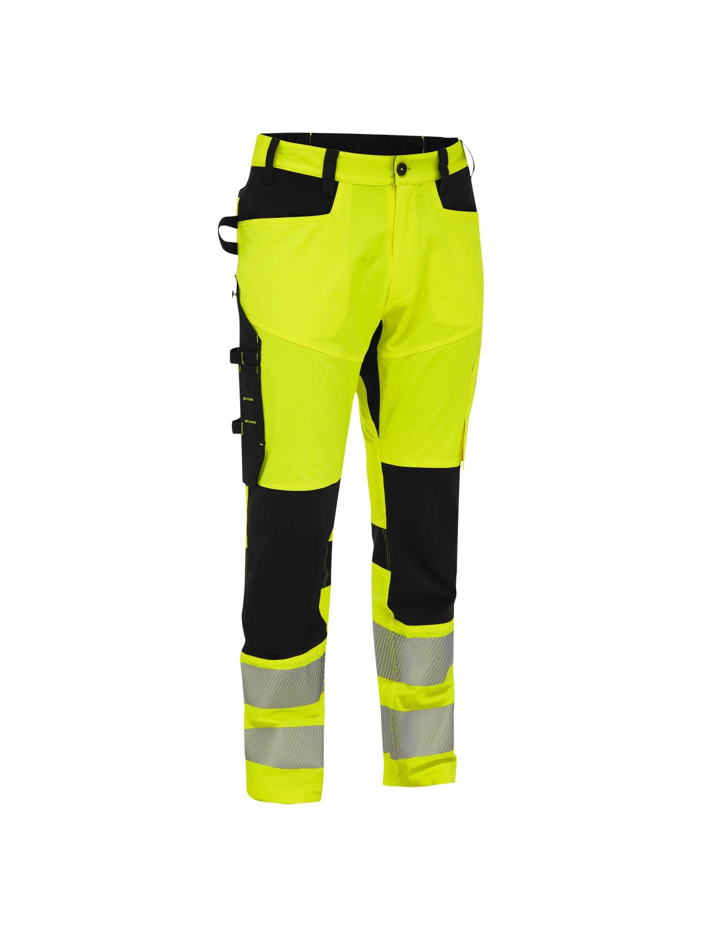 Bisley Taped Hi Vis Bradford 4-Way Stretch Cargo Trousers - Brand It Essex Ltd
