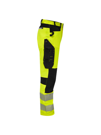 Bisley Taped Hi Vis Bradford 4-Way Stretch Cargo Trousers