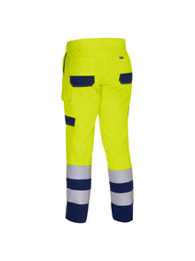 Bisley Taped Hi Vis Two-Tone Cargo Trousers