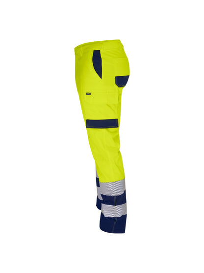 Bisley Taped Hi Vis Two-Tone Cargo Trousers