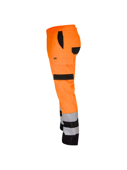 Bisley Taped Hi Vis Two-Tone Cargo Trousers