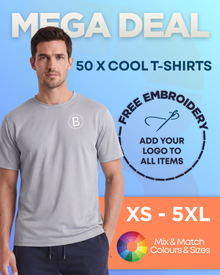 50 x JustCool T-shirts