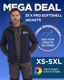 25 x Pro Soft Shell Jacket