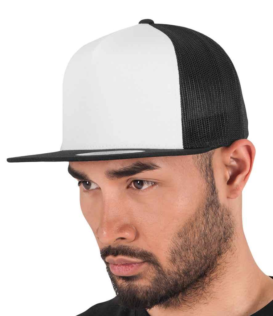 Personalised Custom Branded Flexfit Contrast Trucker Cap - F6006W - Brand It Essex Ltd