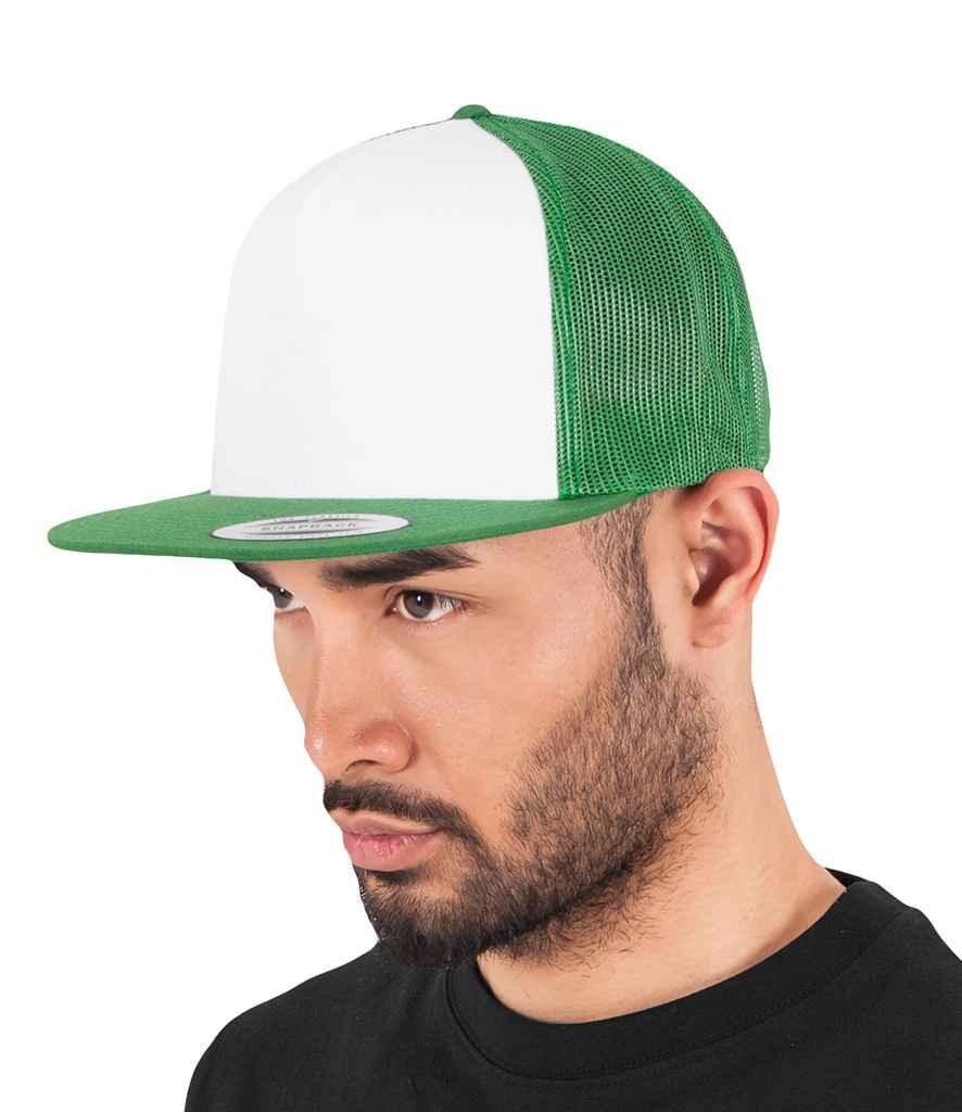 Personalised Custom Branded Flexfit Contrast Trucker Cap - F6006W - Brand It Essex Ltd