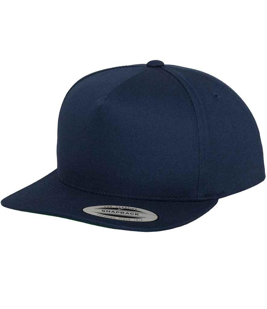 Personalised Custom Branded Flexfit Classic 5 Panel Snapback Cap - F6007 - Brand It Essex Ltd