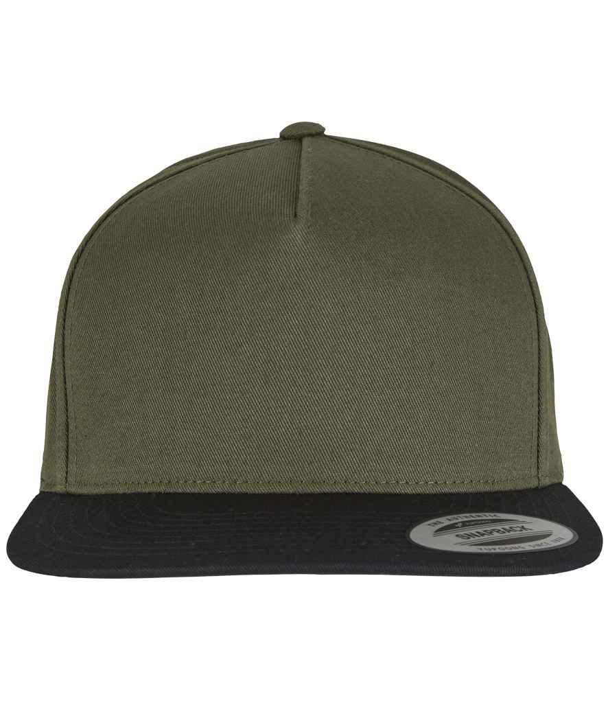 Personalised Custom Branded Flexfit Classic 5 Panel Snapback Cap - F6007 - Brand It Essex Ltd
