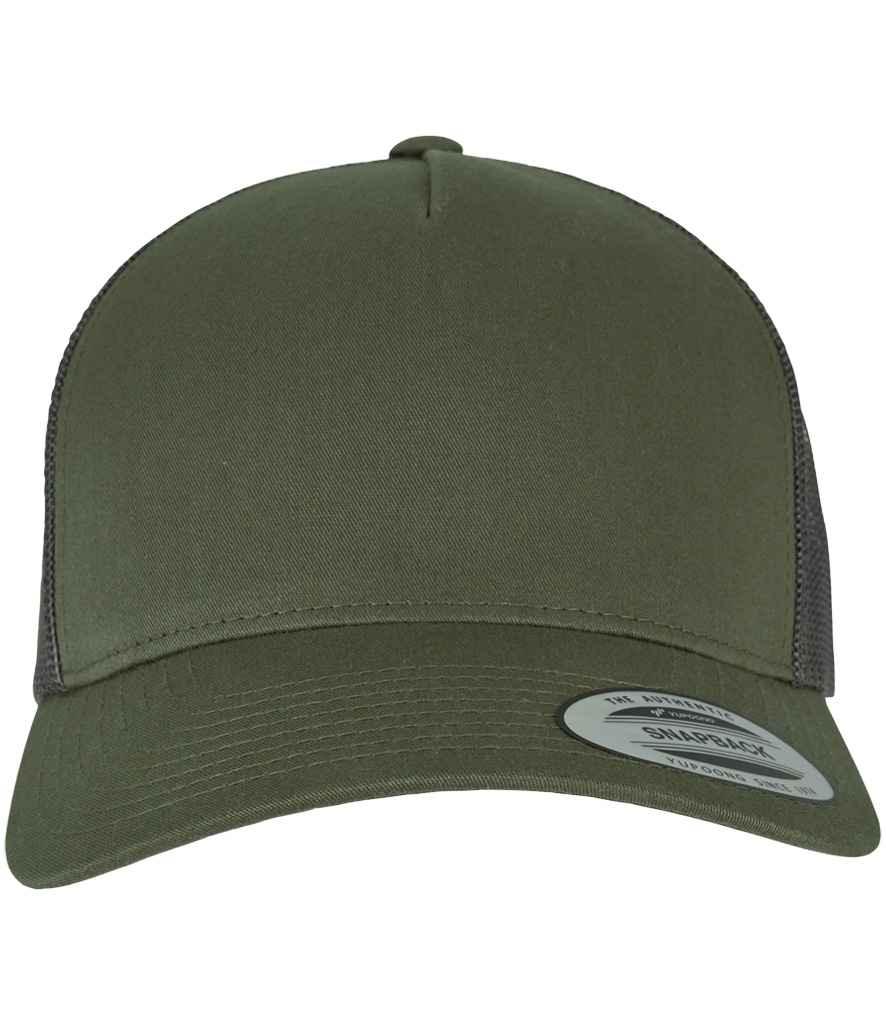 Personalised Custom Branded Flexfit 5 Panel Retro Trucker Cap - F6506 - Brand It Essex Ltd