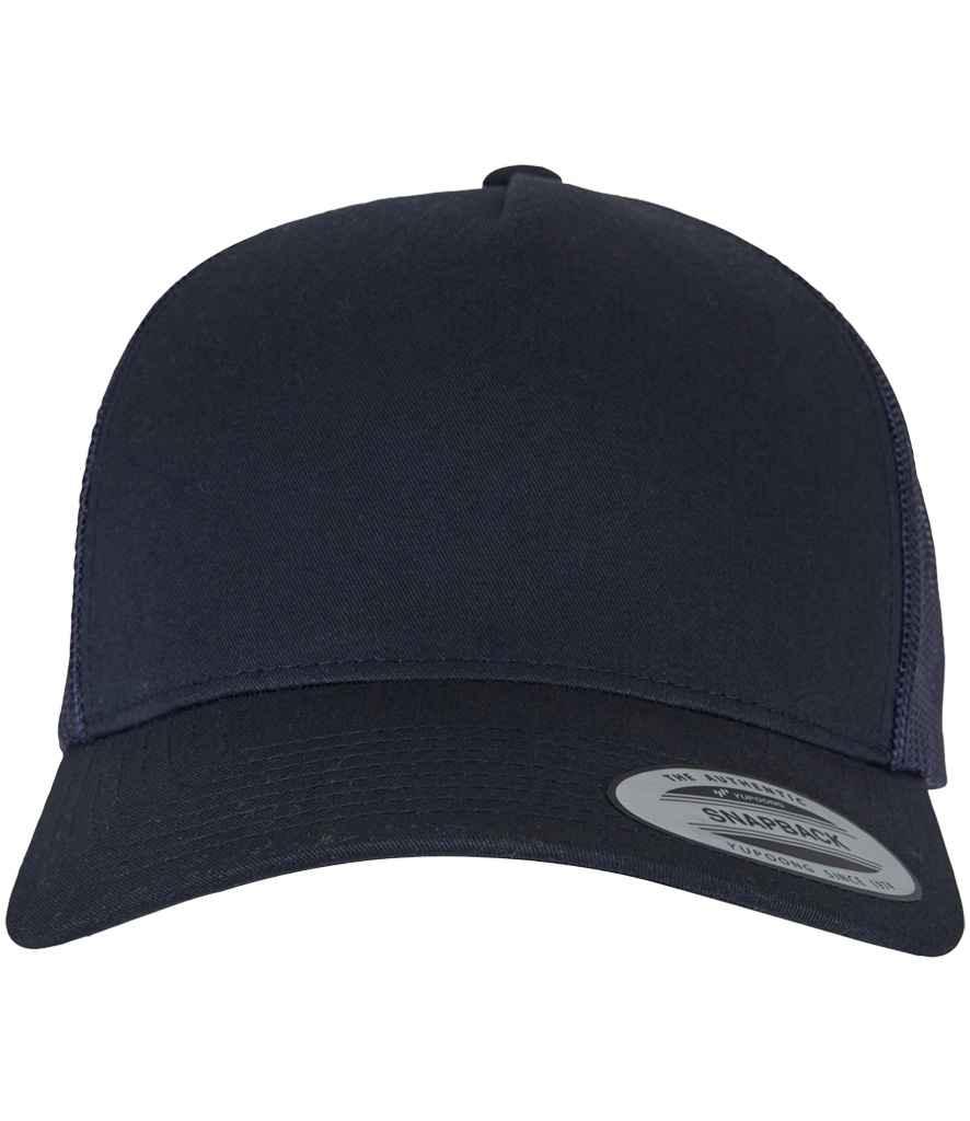 Personalised Custom Branded Flexfit 5 Panel Retro Trucker Cap - F6506 - Brand It Essex Ltd
