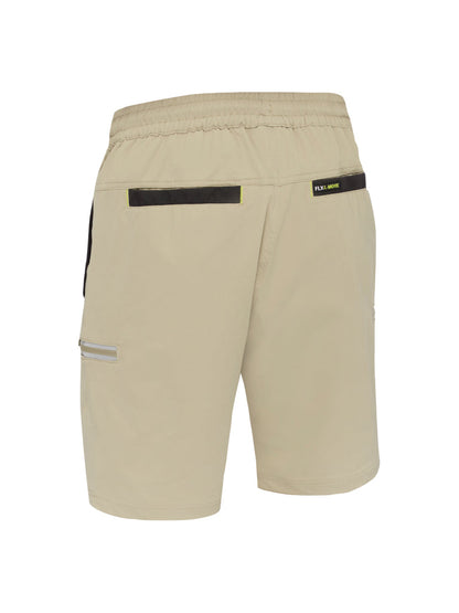 Bisley FLX & MOVE™ 4-Way Stretch Elastic Waist Cargo Shorts