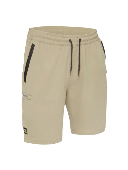 Bisley FLX & MOVE™ 4-Way Stretch Elastic Waist Cargo Shorts