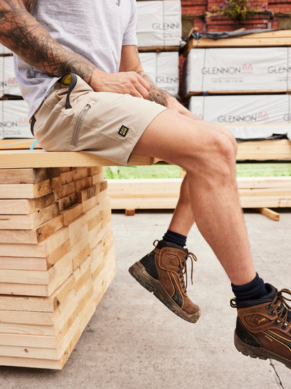 Bisley FLX & MOVE™ 4-Way Stretch Elastic Waist Cargo Shorts