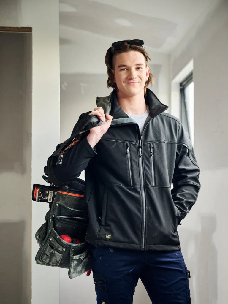 Bisley FLX & MOVE™ Hooded Soft Shell Jacket - Brand It Essex Ltd