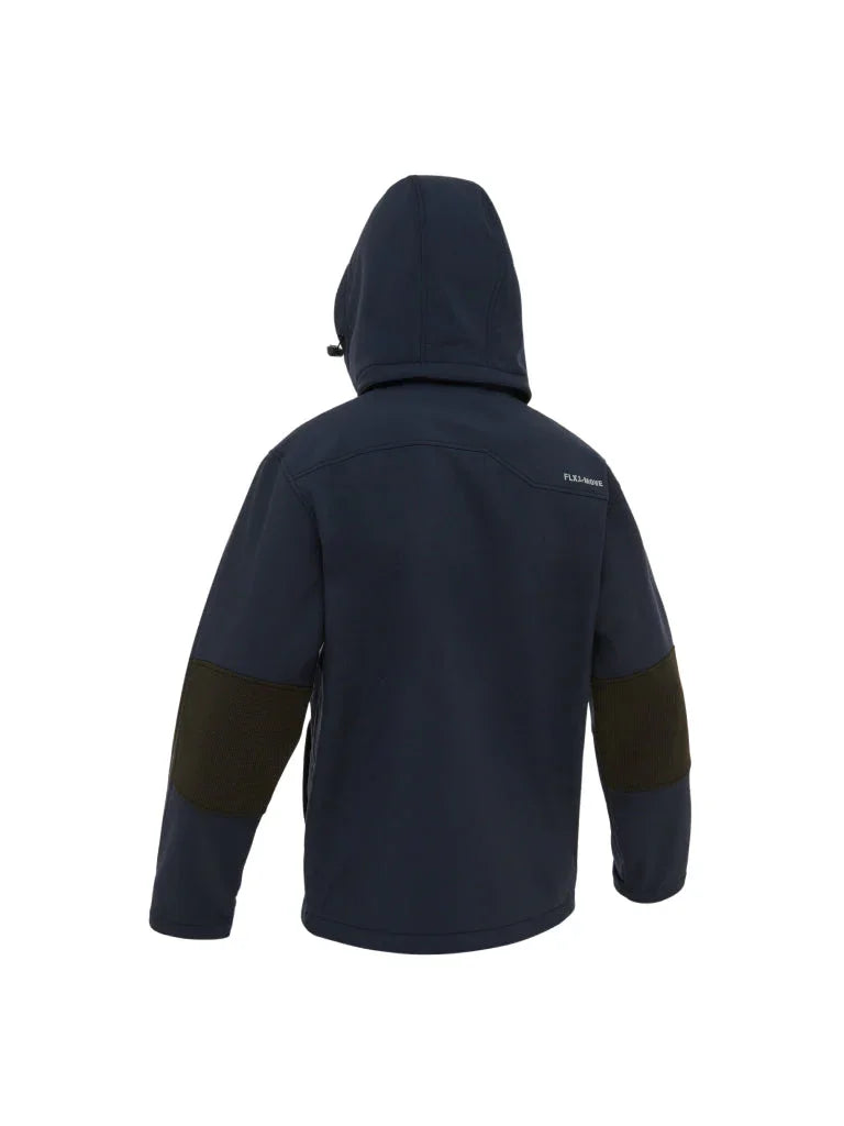 Bisley FLX & MOVE™ Hooded Soft Shell Jacket - Brand It Essex Ltd
