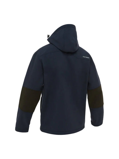 Bisley FLX & MOVE™ Hooded Soft Shell Jacket - Brand It Essex Ltd