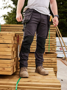 Bisley FLX & MOVE™ Stretch Utility Cargo Trouser with Holster Tool Pockets - Brand It Essex Ltd