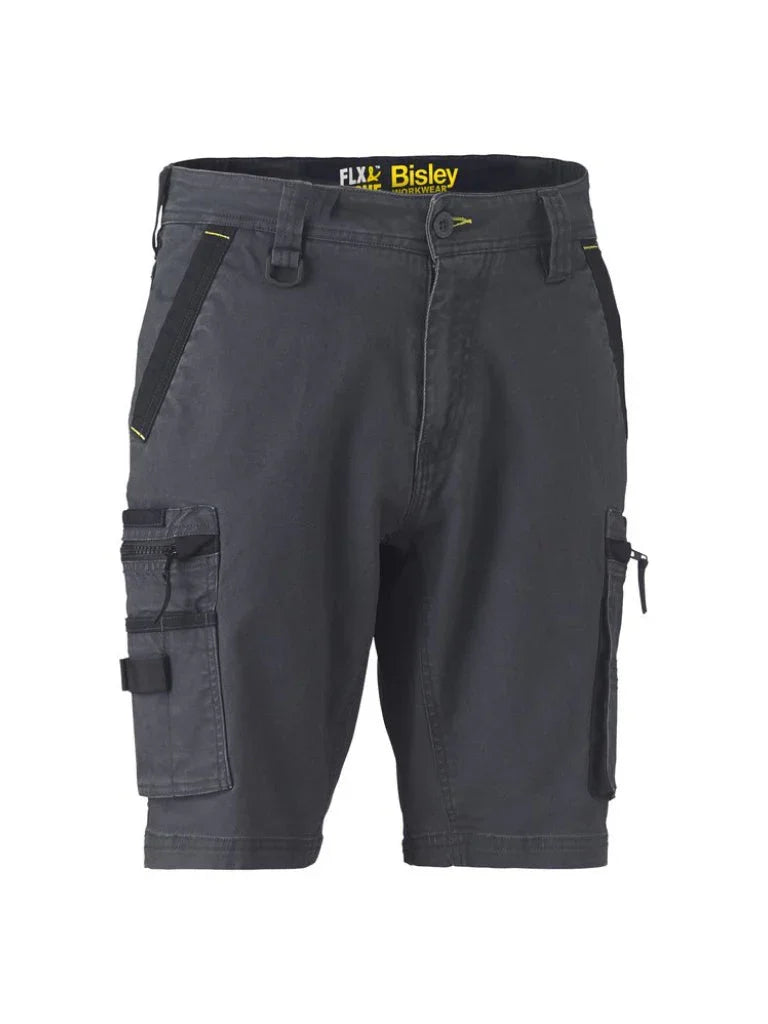 Bisley FLX & MOVE™ STRETCH UTILITY ZIP CARGO SHORT - Brand It Essex Ltd
