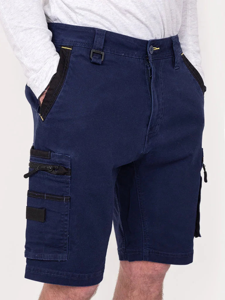 Bisley FLX & MOVE™ STRETCH UTILITY ZIP CARGO SHORT - Brand It Essex Ltd