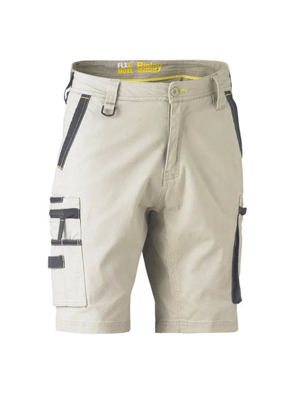 Bisley FLX & MOVE™ STRETCH UTILITY ZIP CARGO SHORT - Brand It Essex Ltd