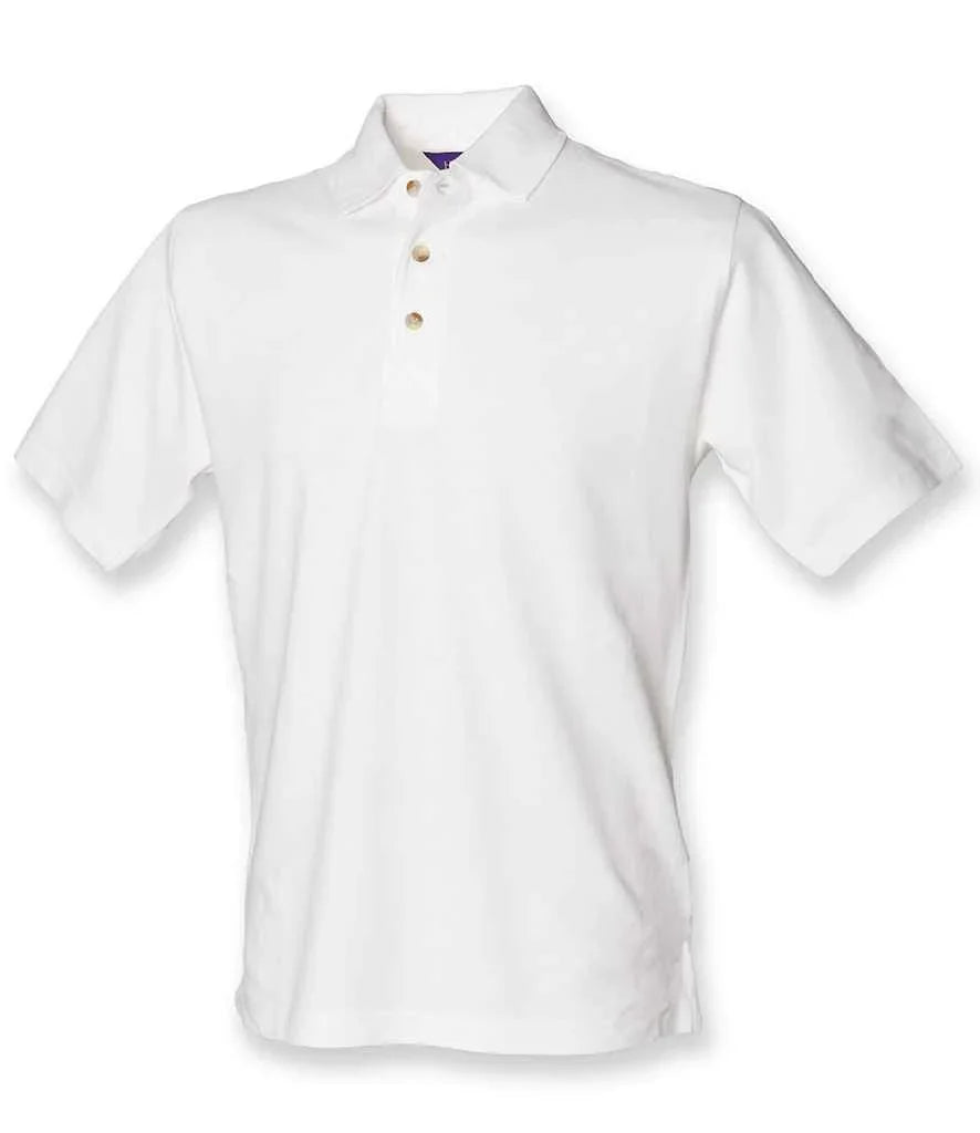 Classic Heavy Cotton Pique Polo Shirt - HB100 - Brand It Essex Ltd