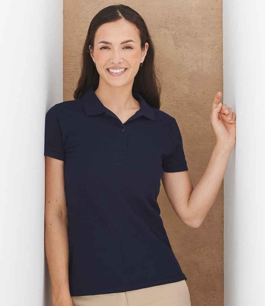 Personalised Custom Branded Ladies Modern Fit Cotton Pique Polo Shirt - HB102 - Brand It Essex Ltd