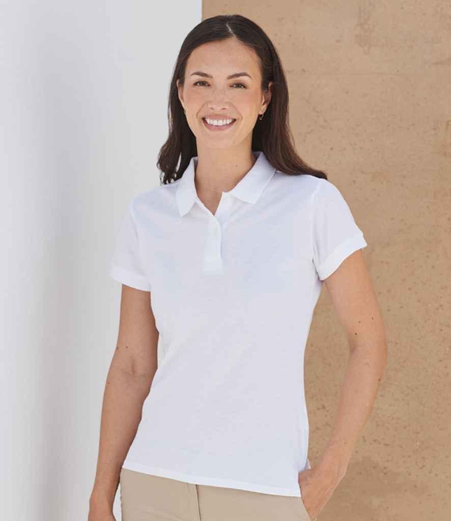 Personalised Custom Branded Ladies Modern Fit Cotton Pique Polo Shirt - HB102 - Brand It Essex Ltd