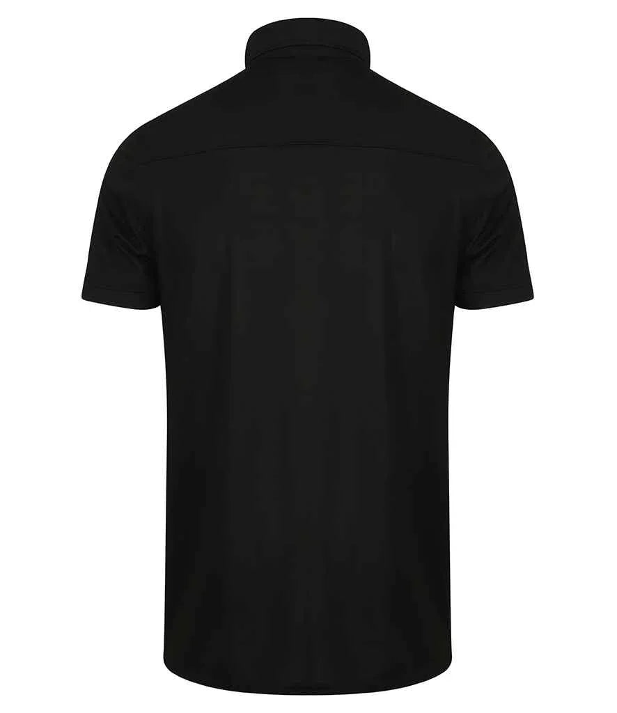 Personalised Custom Branded Henbury Slim Fit Stretch Microfine Pique Polo Shirt - Brand It Essex Ltd