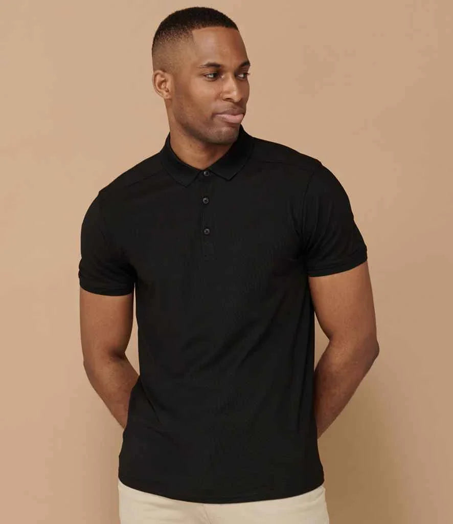 Personalised Custom Branded Henbury Slim Fit Stretch Microfine Pique Polo Shirt - Brand It Essex Ltd