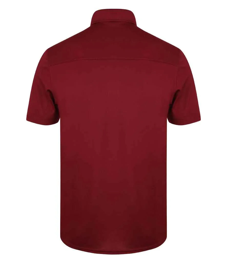 Personalised Custom Branded Henbury Slim Fit Stretch Microfine Pique Polo Shirt - Brand It Essex Ltd