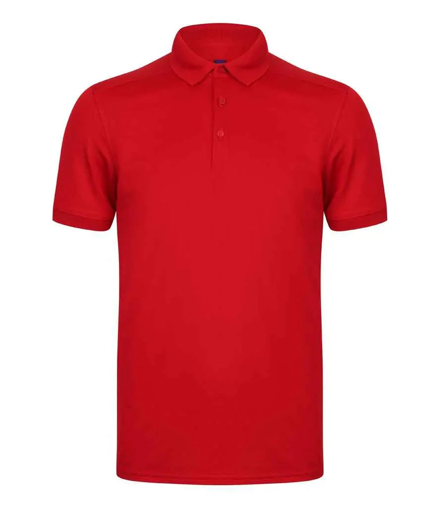 Personalised Custom Branded Henbury Slim Fit Stretch Microfine Pique Polo Shirt - Brand It Essex Ltd