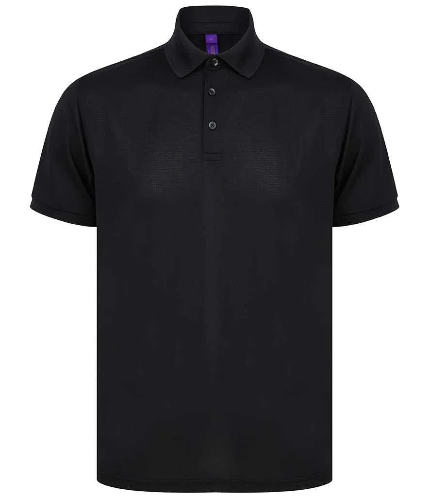 Personalised Custom Branded Henbury Recycled Polyester Pique Polo Shirt - Brand It Essex Ltd