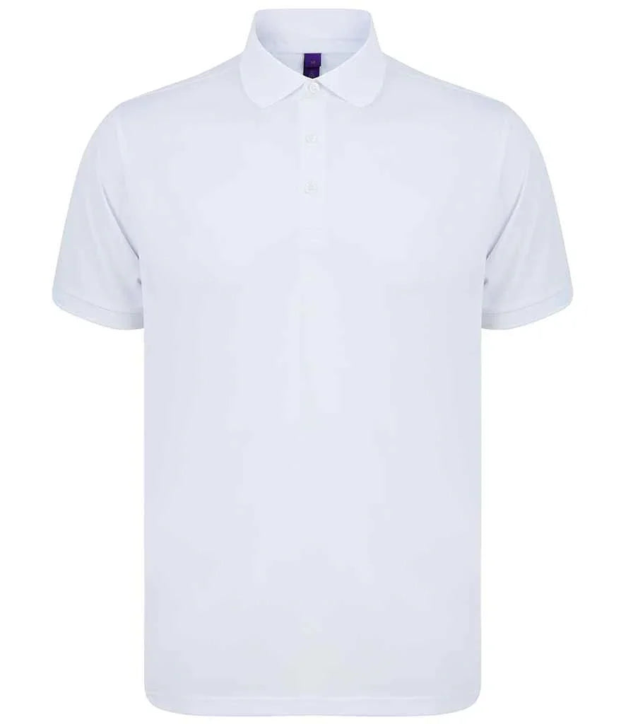 Personalised Custom Branded Henbury Recycled Polyester Pique Polo Shirt - Brand It Essex Ltd