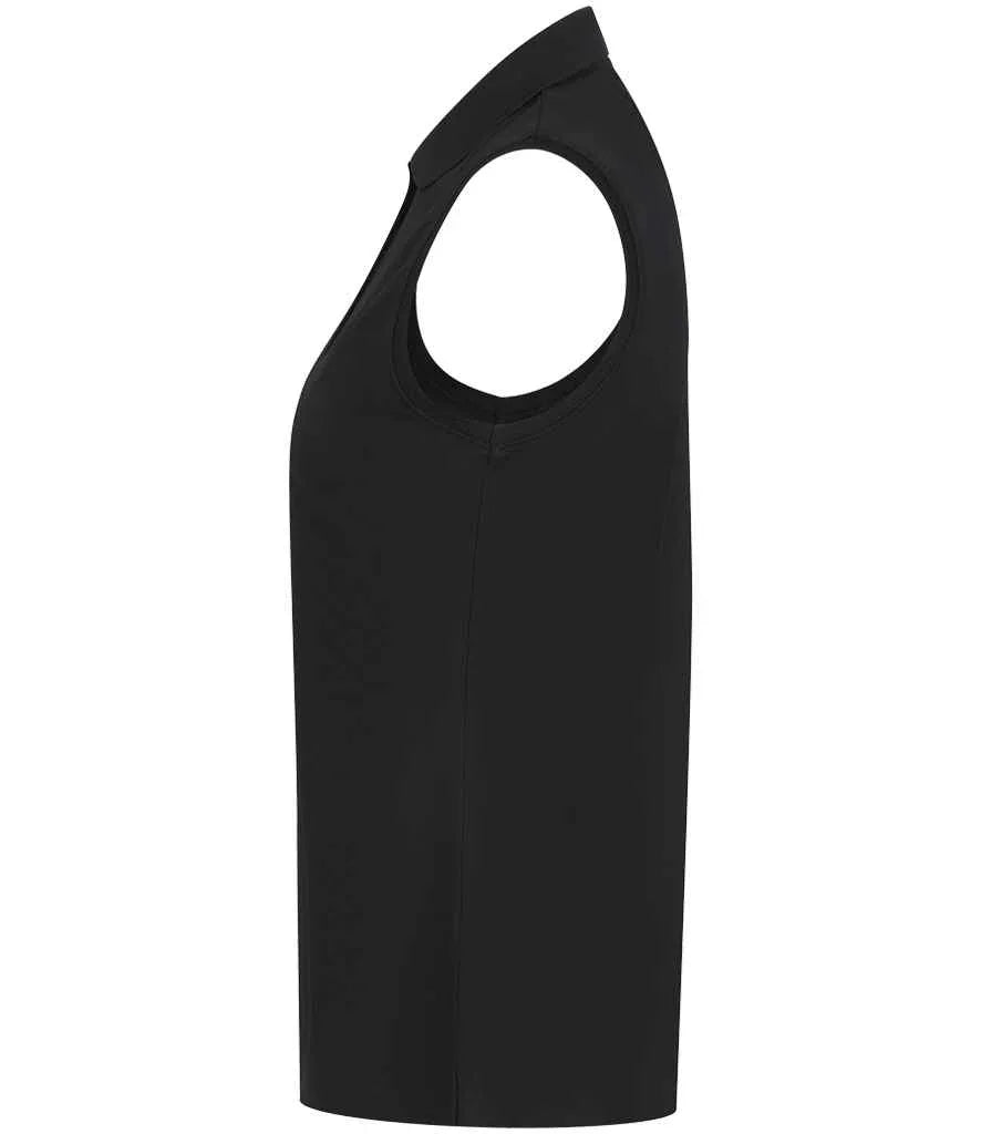 Personalised Custom Branded Ladies Sleeveless Coolplus Polo Shirt - HB477 - Brand It Essex Ltd