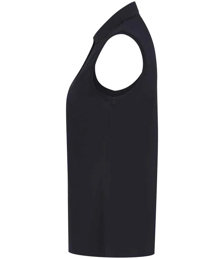 Personalised Custom Branded Ladies Sleeveless Coolplus Polo Shirt - HB477 - Brand It Essex Ltd