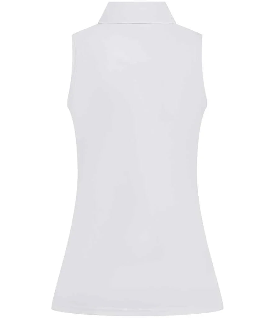 Personalised Custom Branded Ladies Sleeveless Coolplus Polo Shirt - HB477 - Brand It Essex Ltd
