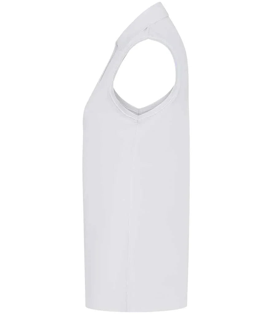 Personalised Custom Branded Ladies Sleeveless Coolplus Polo Shirt - HB477 - Brand It Essex Ltd