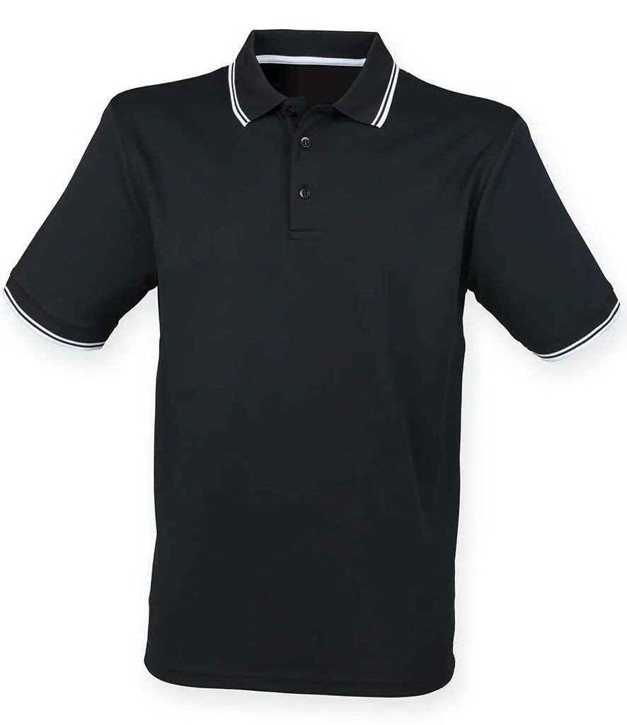 Personalised Custom Branded Coolplus Tipped Polo Shirt - HB482 - Brand It Essex Ltd