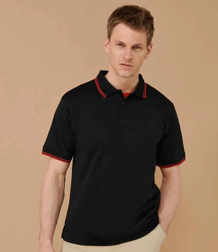 Personalised Custom Branded Coolplus Tipped Polo Shirt - HB482 - Brand It Essex Ltd