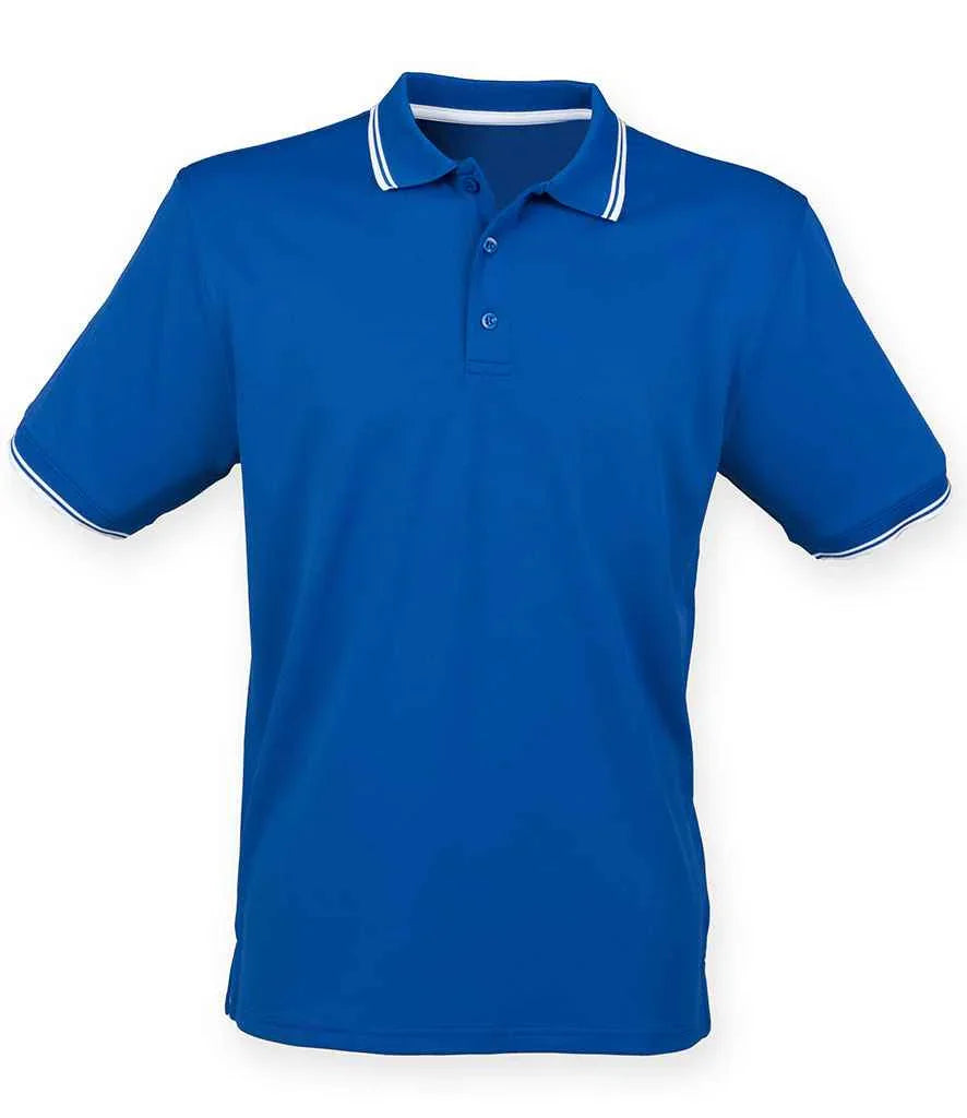 Personalised Custom Branded Coolplus Tipped Polo Shirt - HB482 - Brand It Essex Ltd