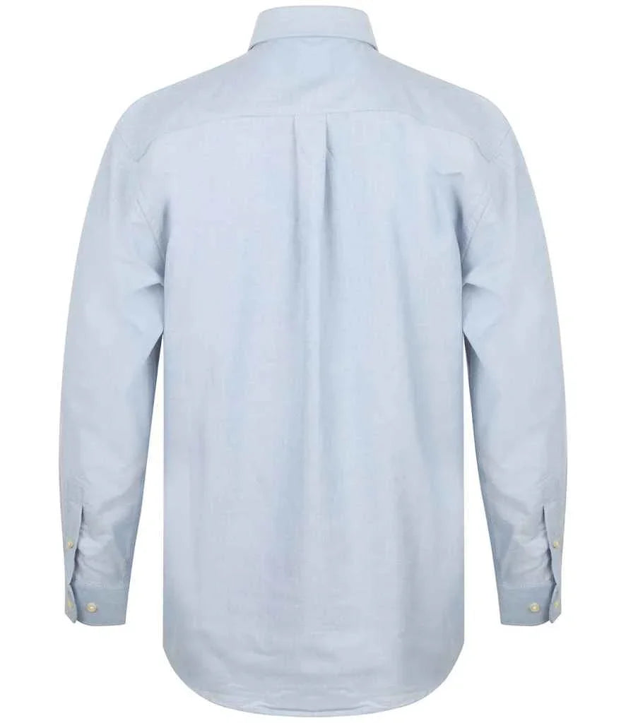 Henbury Long Sleeve Classic Oxford Shirt - Brand It Essex Ltd