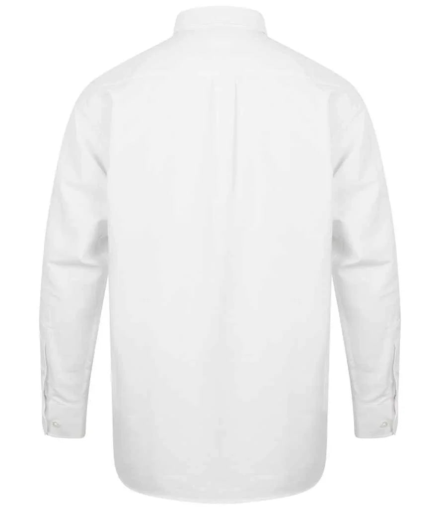 Henbury Long Sleeve Classic Oxford Shirt - Brand It Essex Ltd