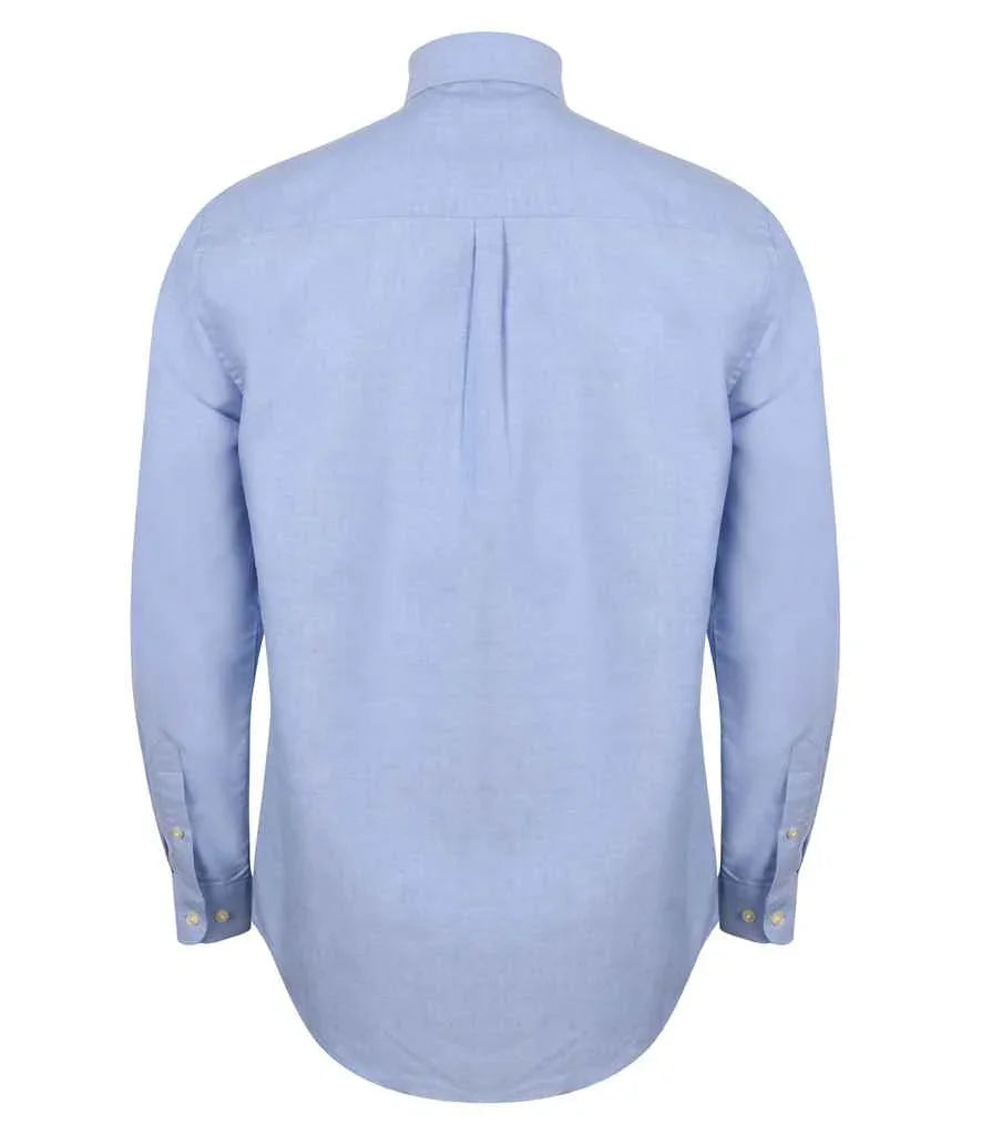 Henbury Modern Long Sleeve Classic Fit Oxford Shirt - Brand It Essex Ltd
