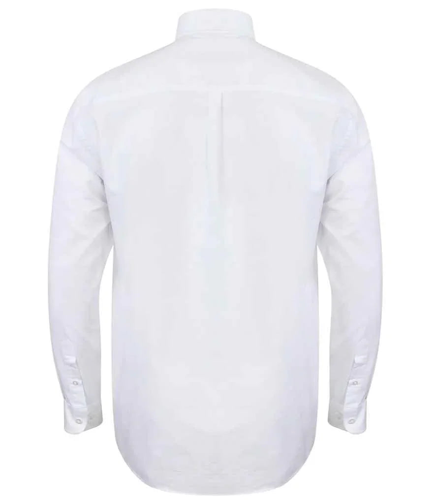 Henbury Modern Long Sleeve Classic Fit Oxford Shirt - Brand It Essex Ltd