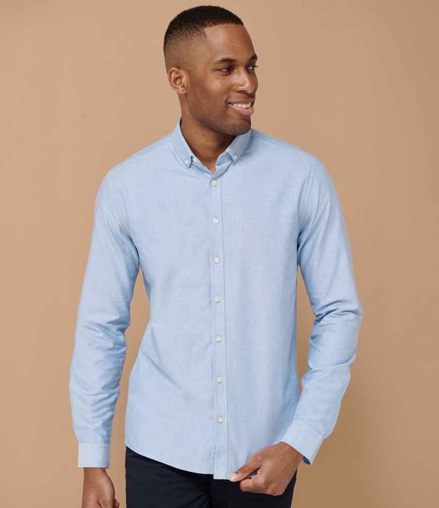 Henbury Modern Long Sleeve Regular Fit Oxford Shirt - Brand It Essex Ltd