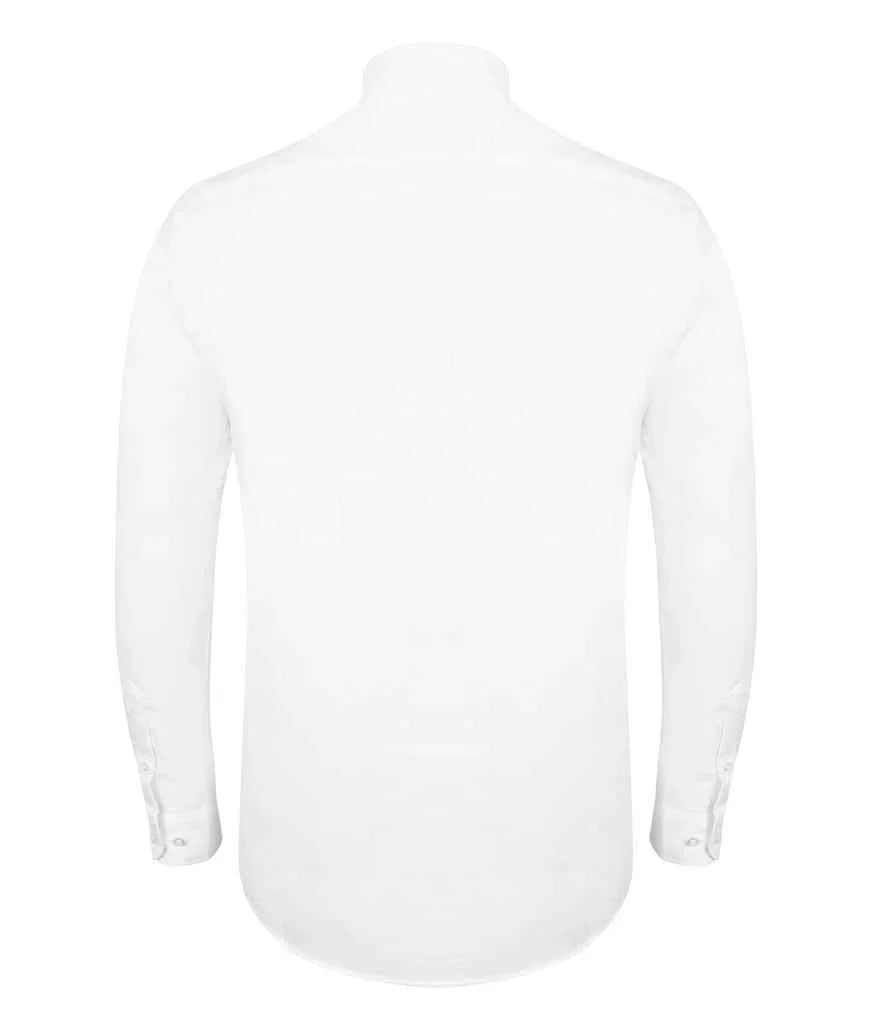 Henbury Modern Long Sleeve Regular Fit Oxford Shirt - Brand It Essex Ltd