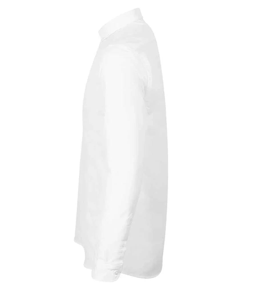 Henbury Modern Long Sleeve Regular Fit Oxford Shirt - Brand It Essex Ltd