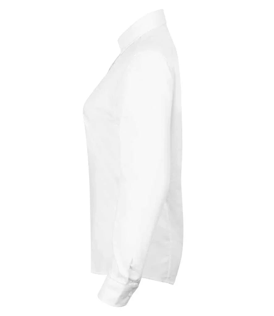 Henbury Ladies Modern Long Sleeve Regular Fit Oxford Shirt - Brand It Essex Ltd